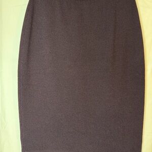 St John Collection rich brown pencil skirt size 2